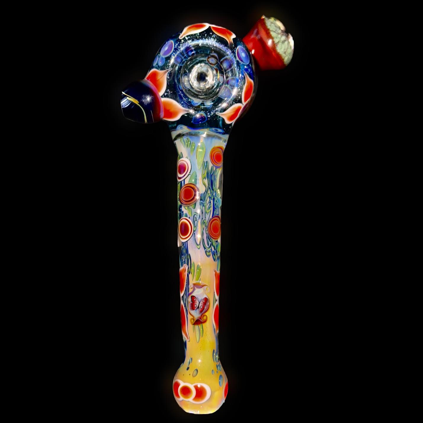 Shawn Daddy Heady Prankster with Forest Scenes Hammer Bubbler New