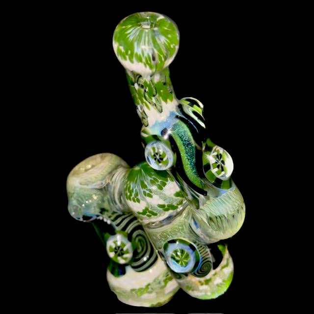Glass Berry OG Inside Out with Millies Double Bubbler New