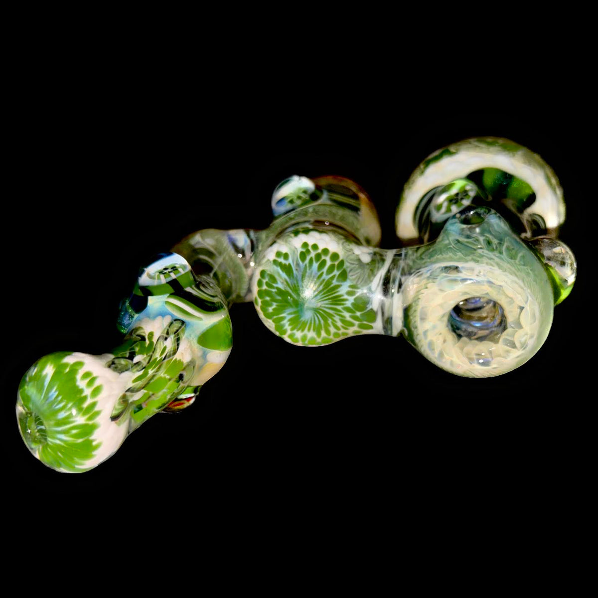 Glass Berry OG Inside Out with Millies Double Bubbler New