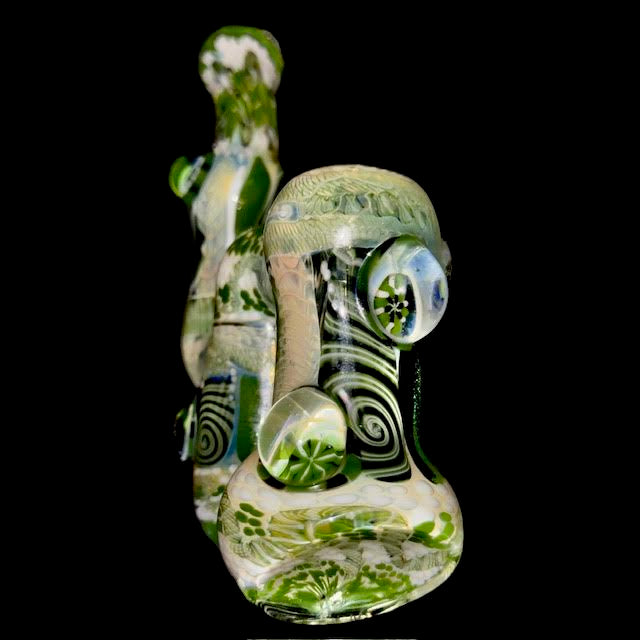 Glass Berry OG Inside Out with Millies Double Bubbler New