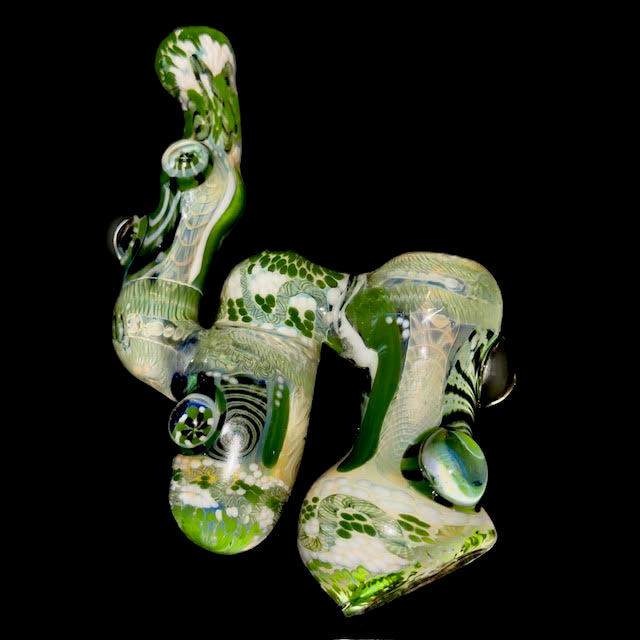 Glass Berry OG Inside Out with Millies Double Bubbler New