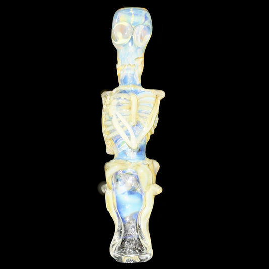 Cam Tower Fumed Skeleton Chillum New #2