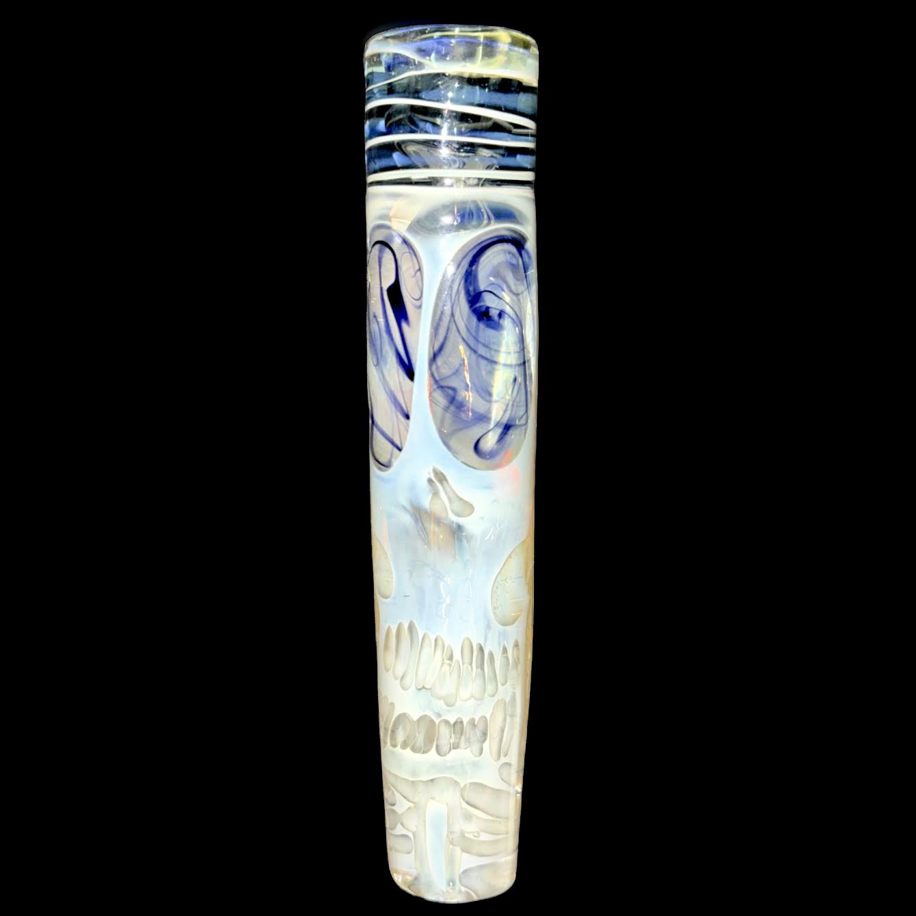 Cam Tower Skull Blue Chillum New