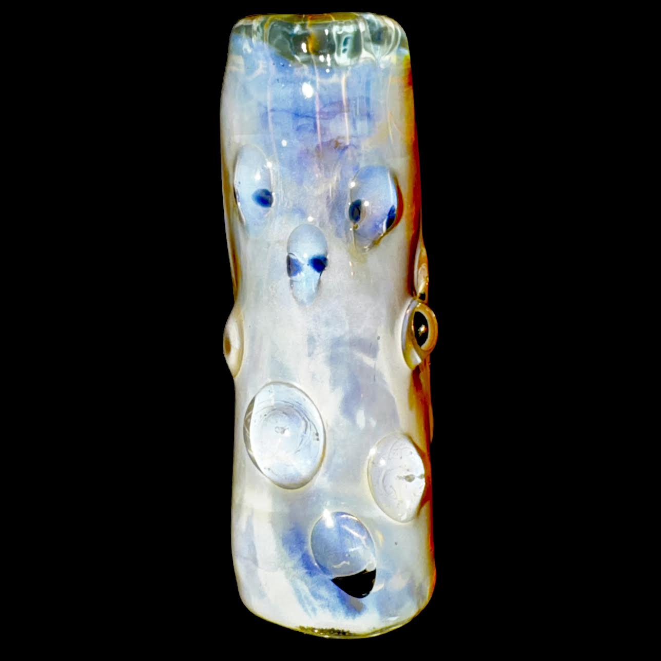Bob Snodgrass Fumed Skull and Aliens Bead New