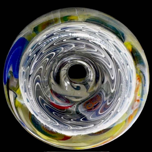 Dillinger Heady Fume with Line Work, Millies UV Chillum New #4