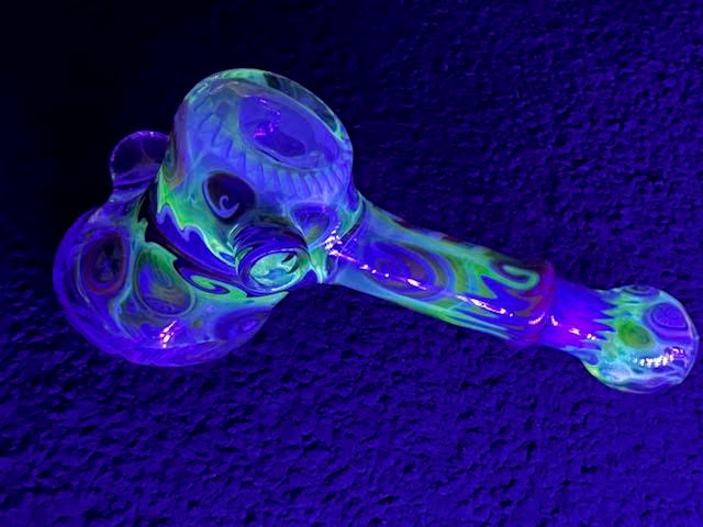 Dillinger Heady Fume with Line Work, Millies UV Hammer New #2