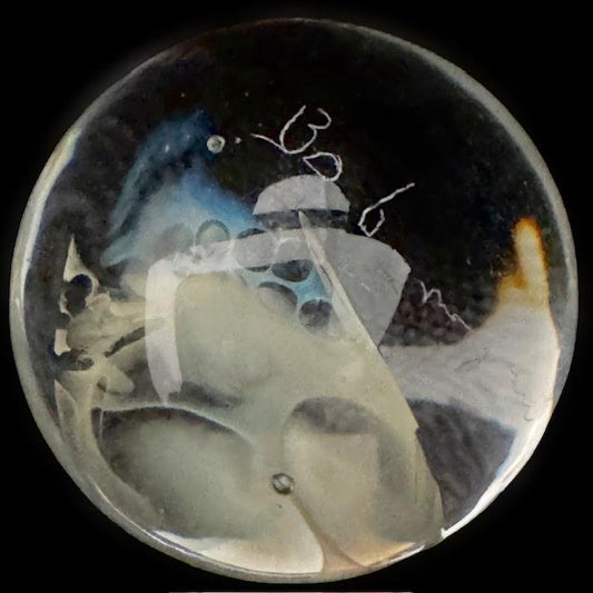Bob Snodgrass Fumed Skull Marble New #1
