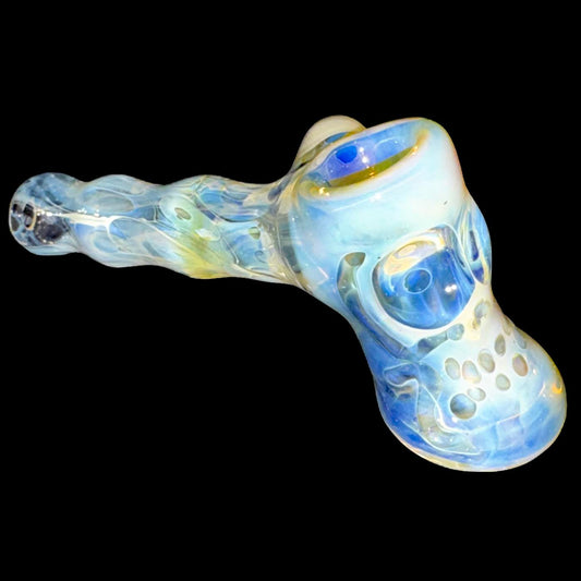 Brad Tenner Heady Fume Blue Eyed Skull New