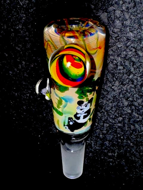 Bob Badtram Fumed Asia Scene 14mm Slide New
