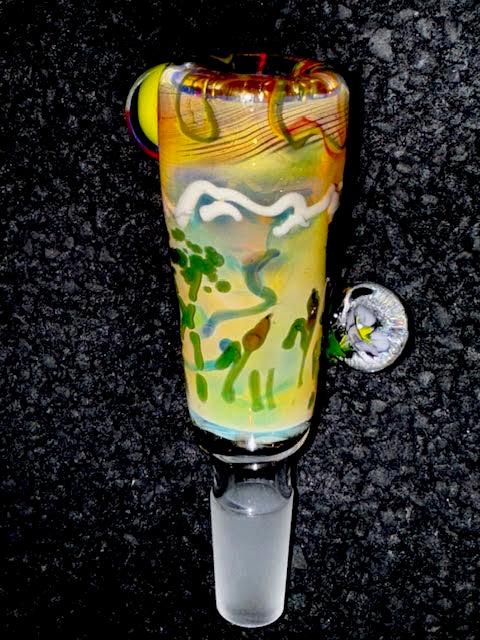 Bob Badtram Fumed Asia Scene 14mm Slide New