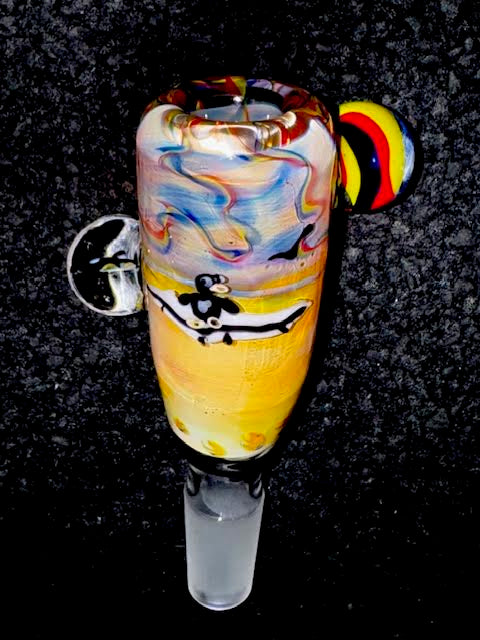 Bob Badtram Fumed Arctic Scene 14mm Slide New