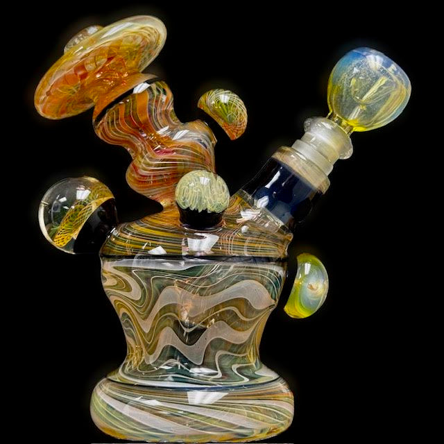 Jahnny Rise Heady Fume Rig 10mm New