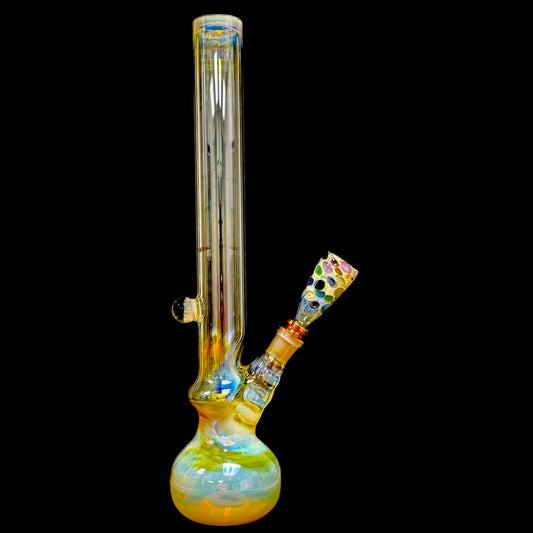 Cam Tower Fumed 14mm Tube with Puddingstone New