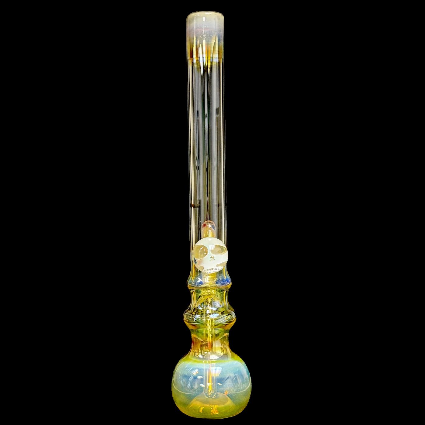 Cam Tower Fumed 14mm Tube with Skull New