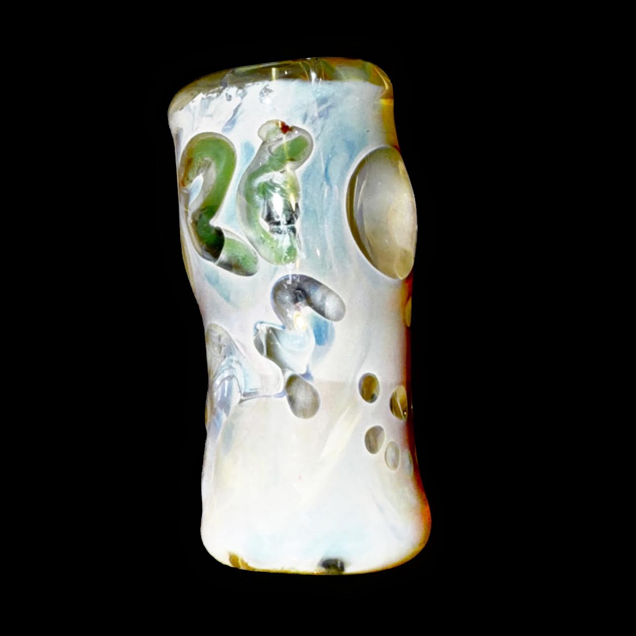 Bob Snodgrass Double Fume Skulls Bead New