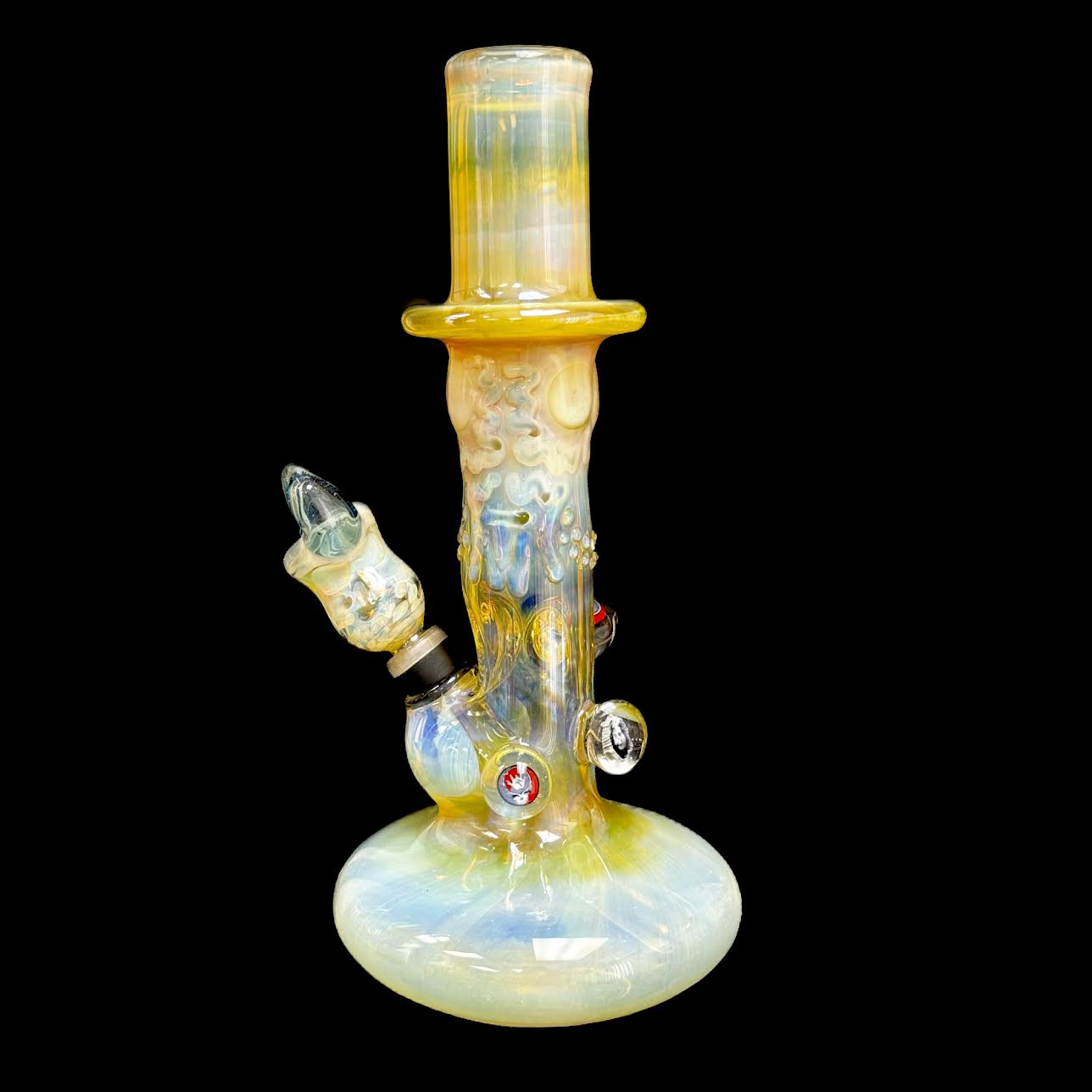 Travis Wigger Heady Fume UV Grateful Dead Theme Top Hat Tube New