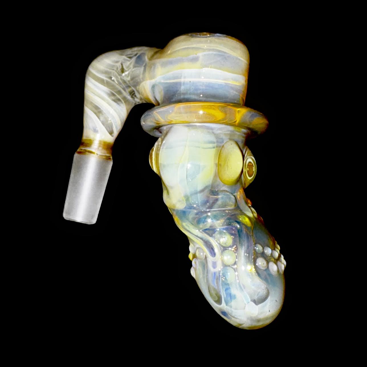 Travis Wigger Heady Fume Double Skull Top Hat Ash Catcher New #4