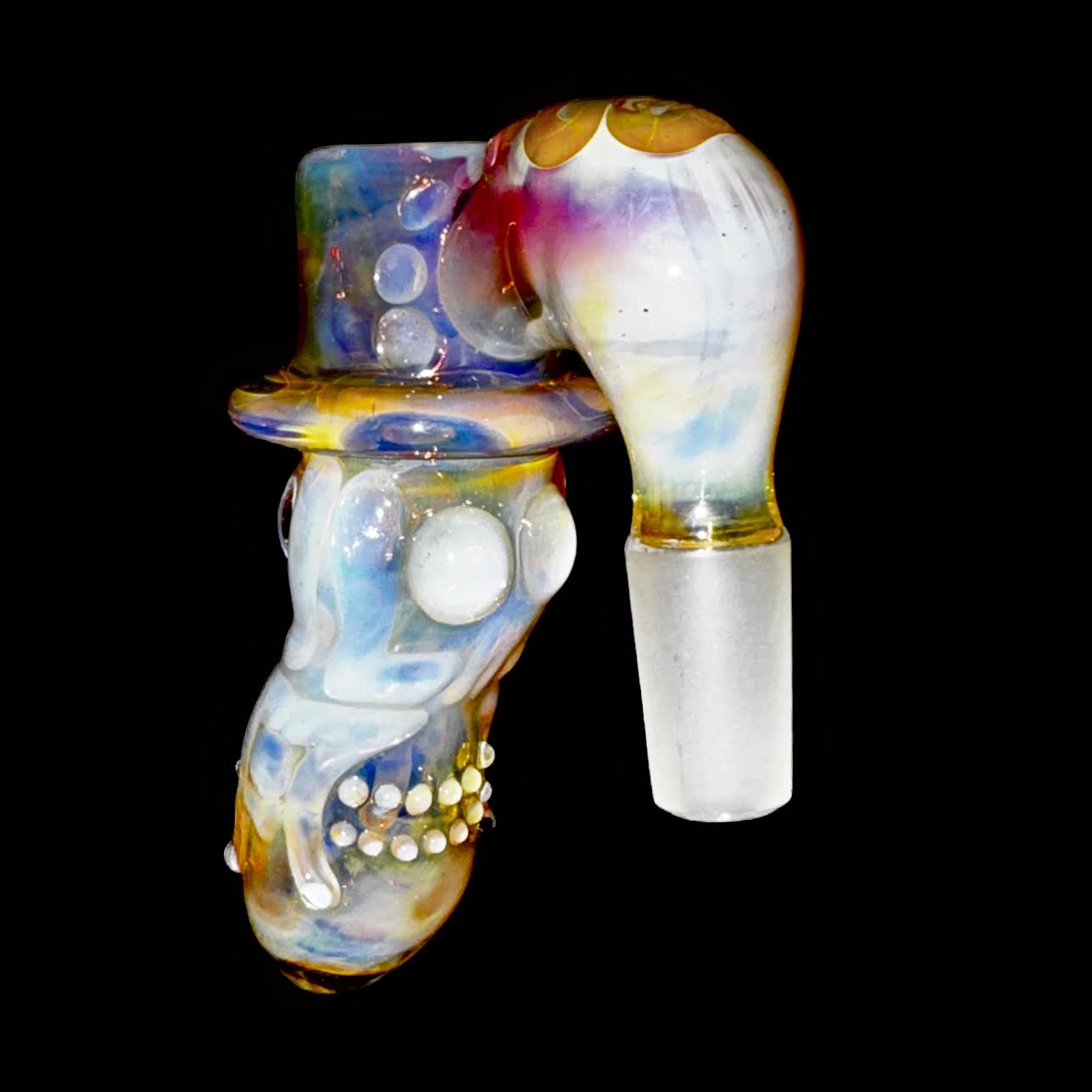 Travis Wigger Heady Fume Double Skull Top Hat Ash Catcher New #5