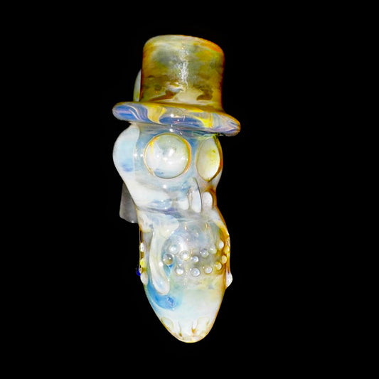 Travis Wigger Heady Fume Double Skull Top Hat Ash Catcher New #5