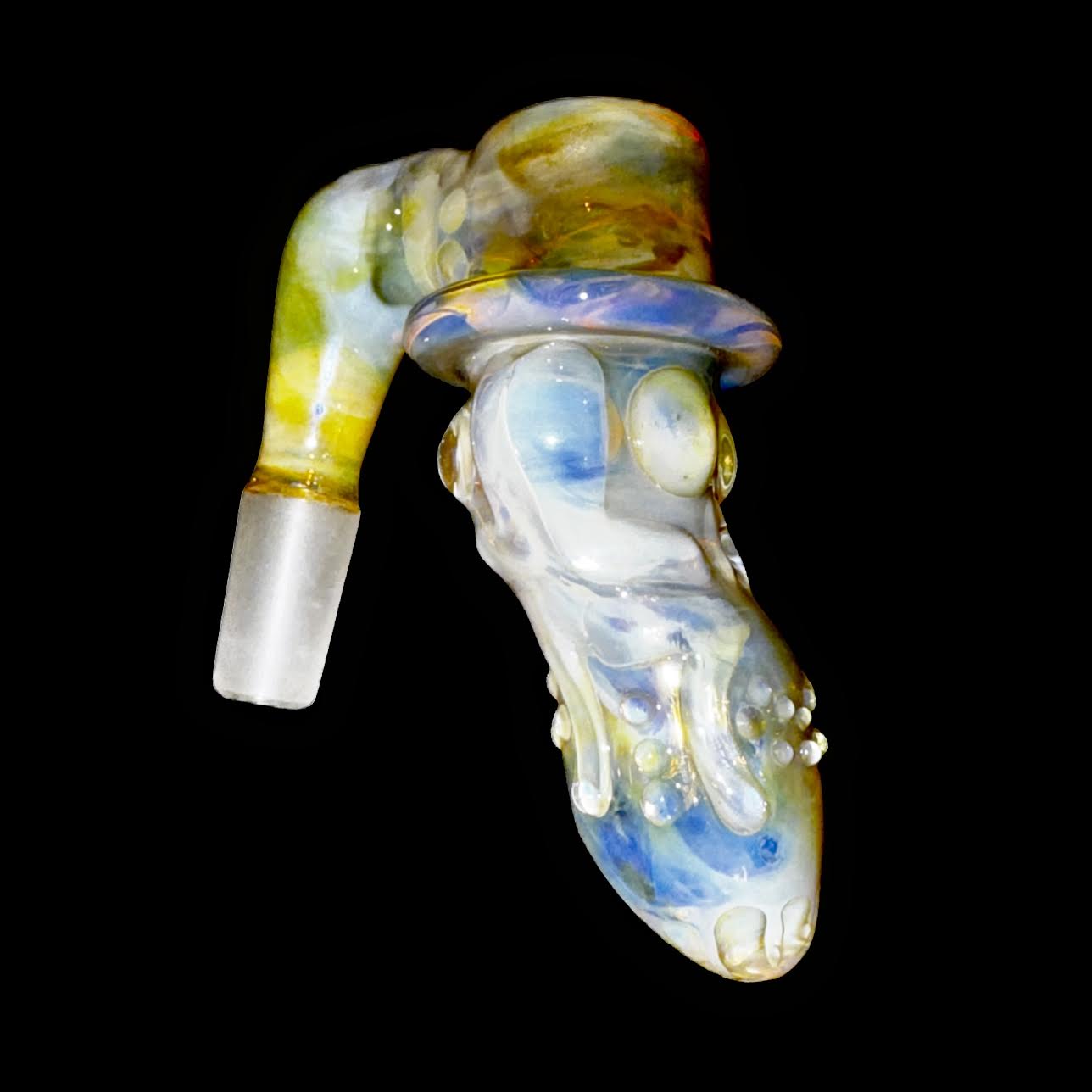 Travis Wigger Heady Fume Double Skull Top Hat Ash Catcher New #5