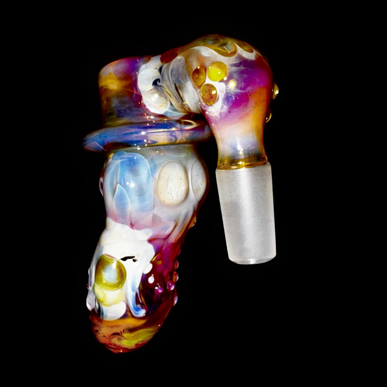 Travis Wigger Heady Fume Double Skull Top Hat Ash Catcher New #6