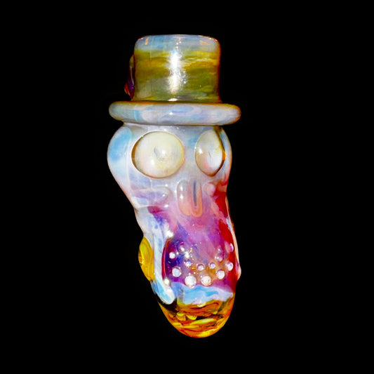 Travis Wigger Heady Fume Double Skull Top Hat Ash Catcher New #6
