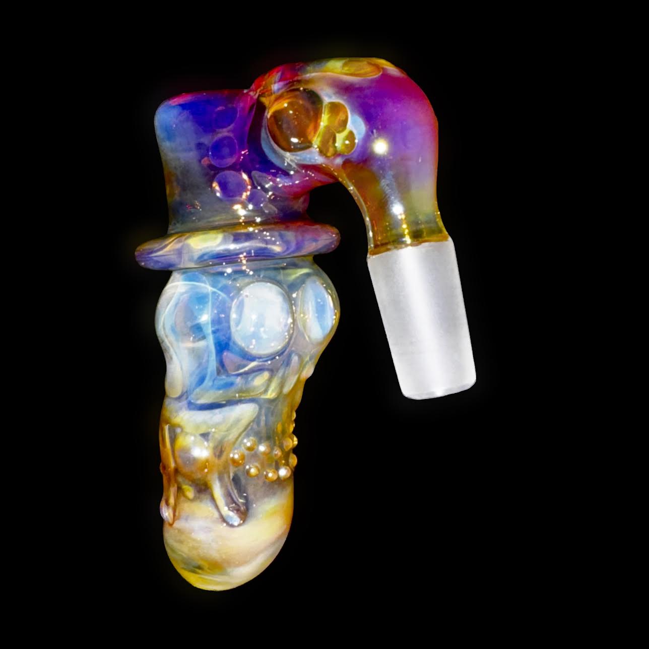 Travis Wigger Heady Fume Double Skull Top Hat Ash Catcher New #7