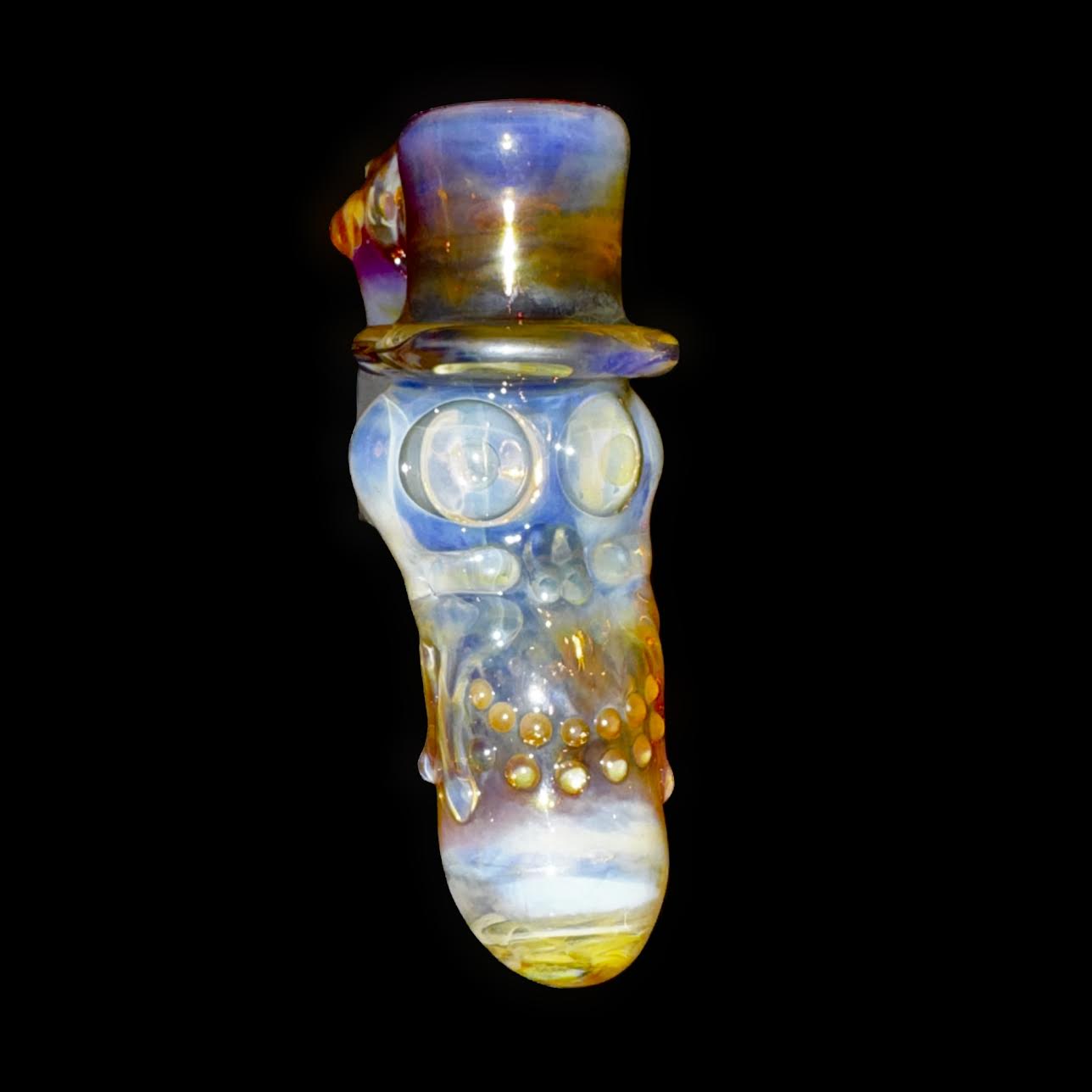 Travis Wigger Heady Fume Double Skull Top Hat Ash Catcher New #7