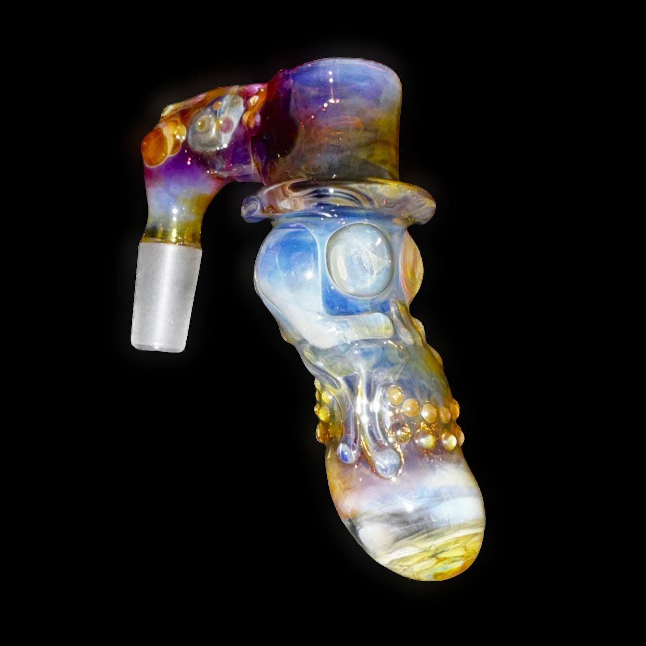 Travis Wigger Heady Fume Double Skull Top Hat Ash Catcher New #7