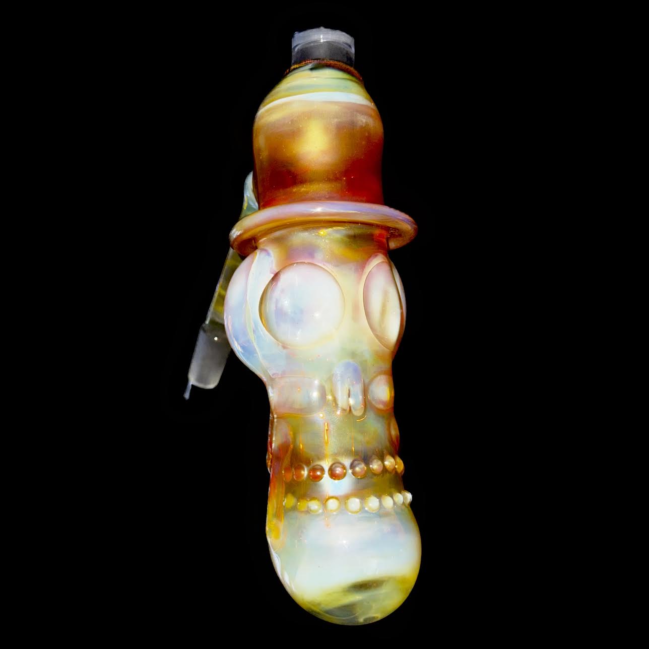 Travis Wigger Head Fume Double Skull Top Hat Water Ash Catcher New