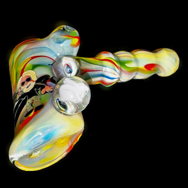 Bob Badtram Heady Sunset Jerry in the Desert mini Hammer Bubbler New