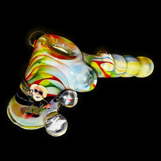 Bob Badtram Heady Sunset Jerry in the Desert mini Hammer Bubbler New