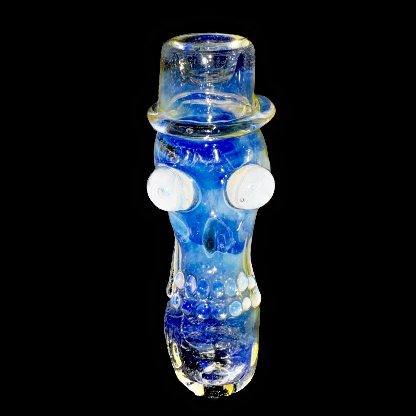 Bob Snodgrass Fumed “Bug Eyed” Top Hat Chillum New