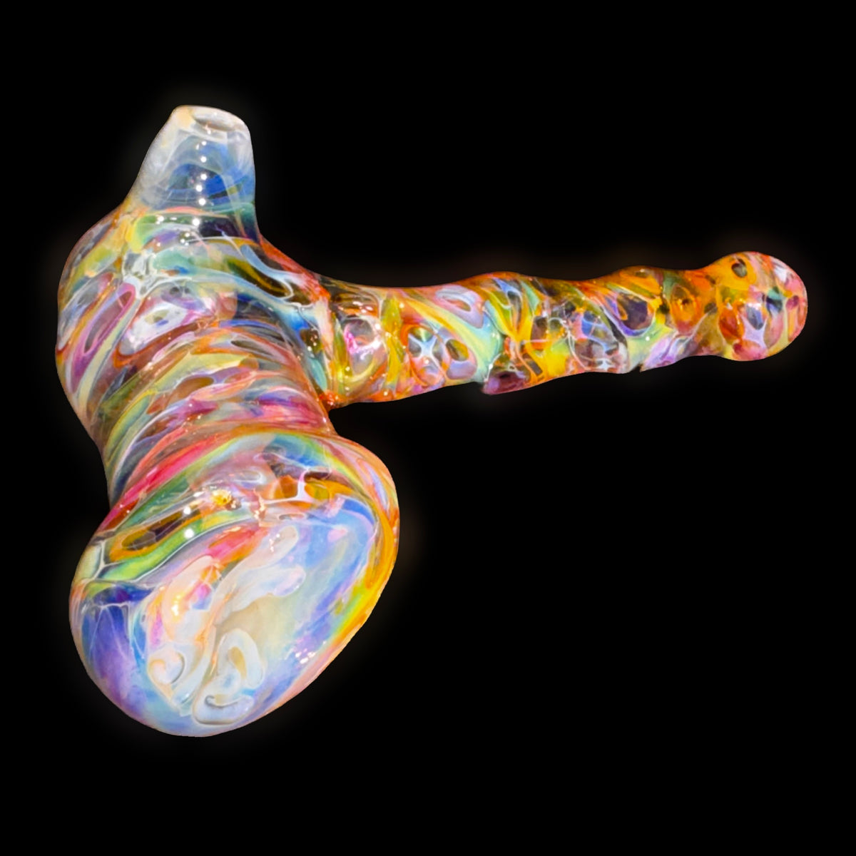 Brad Tenner Heady Psychedelic Fumed Hammer Bubbler New