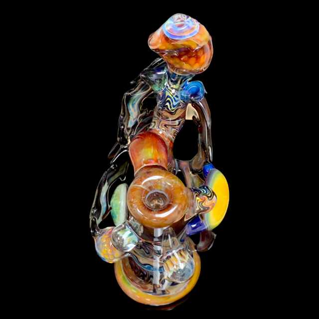 Silver Sherlock" Fumed Sherlock Bubbler Pipe (Various Colors) – LA Pipes - Foto 14