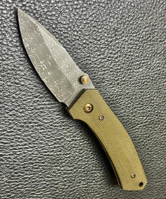 Ben Krein Custom Damascus Sage in GCM New from Maker