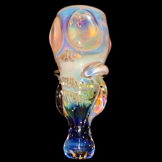 Cam Tower Heady Double Skull Chillum New #3