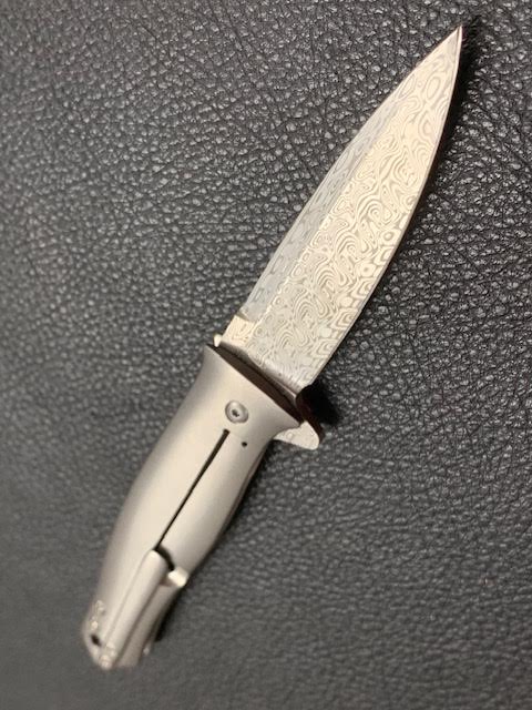 Tom Mayo Damasteel Dr. Death Flipper New from CCKS