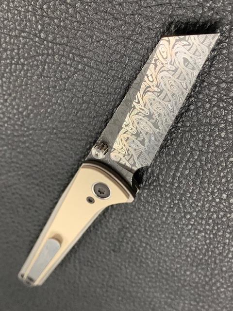 Bober Custom 3.2.12 in Damascus & Ivory Micarta New CCKS