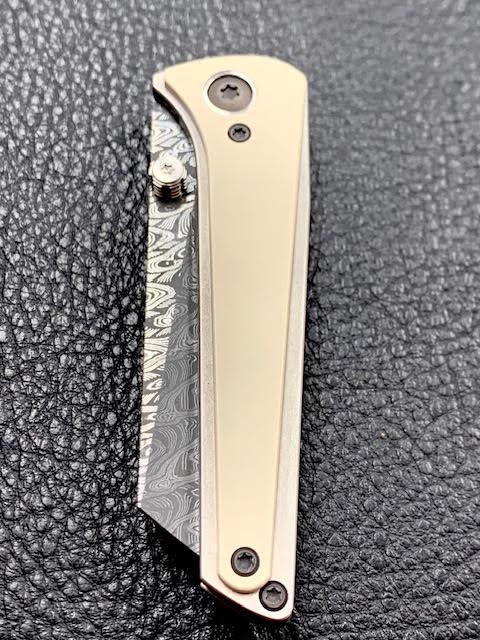 Bober Custom 3.2.12 in Damascus & Ivory Micarta New CCKS