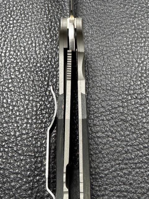 Emerson Custom Gentleman Jim in Black Micarta Like New in box.