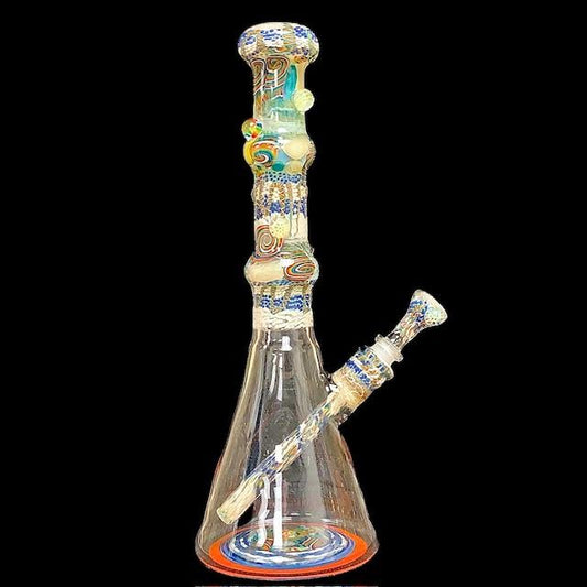 Glass Berry Deluxe Heady Millie Chaos Bong New