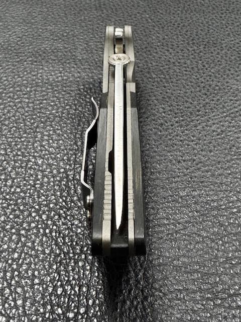 Emerson Custom Gentleman Jim in Black Micarta Like New in box.