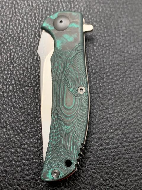 RJ Martin Custom Q36 SS in Teal CarboTI New from TKI