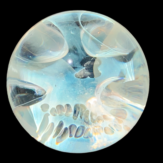 Cam Tower Fumed Skull Marble 1.8" New #1