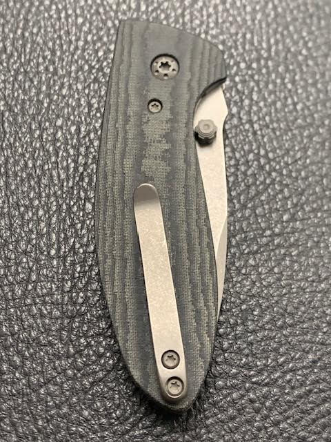 Tom Krein Custom Alpha in Black Micarta Like New