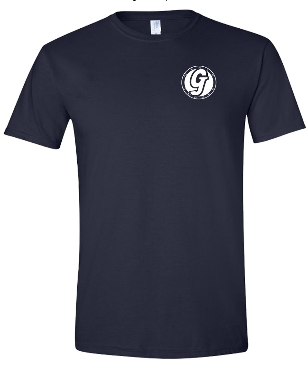 Glass Junkee Dark Side Rasta Navy Blue T-shirt New Medium