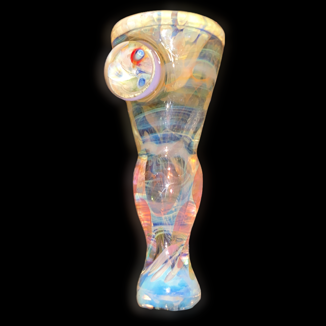Cam Tower 3 Section Heady Fume Chillum #2 New