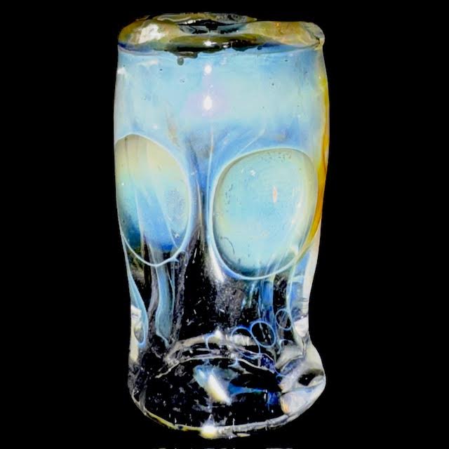 Bob Snodgrass Fumed Skull Bead New