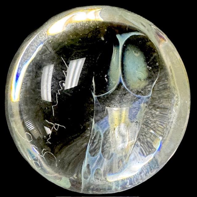 Bob Snodgrass Fumed Skull Marble 1.25" New